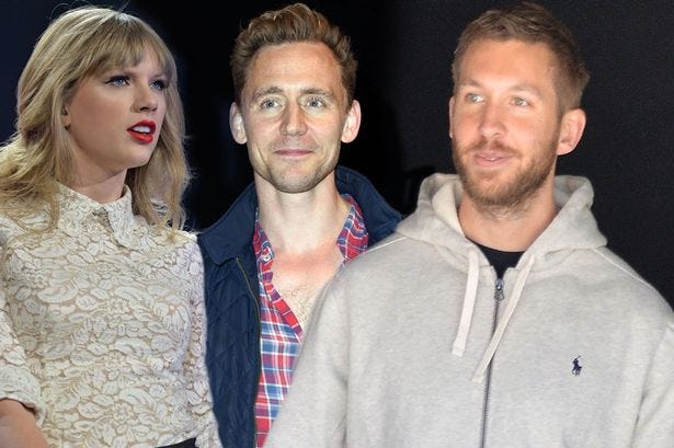 taylor swift dumps calvin harris for tom hiddleston