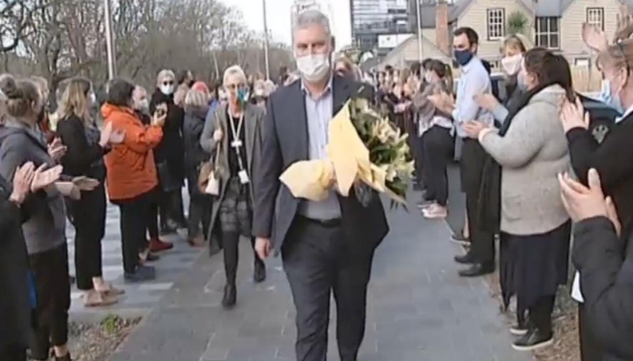 Canterbury DHB CEO farewelled with guard of honour from hundreds of ...