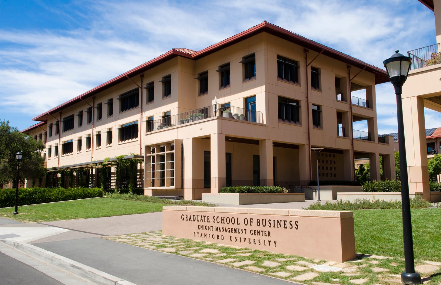 A photo of Stanford Graduate School of Business