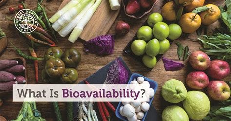 The Efficient Absorption of Nutrients: What Is Bioavailability?