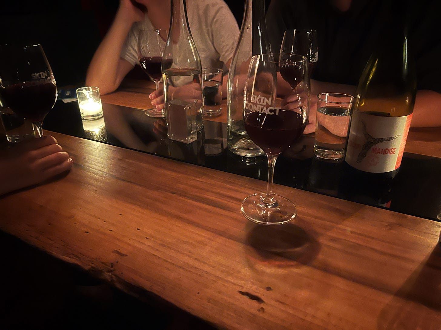 Where to drink natural wine in new york city skin contact wine bar. 