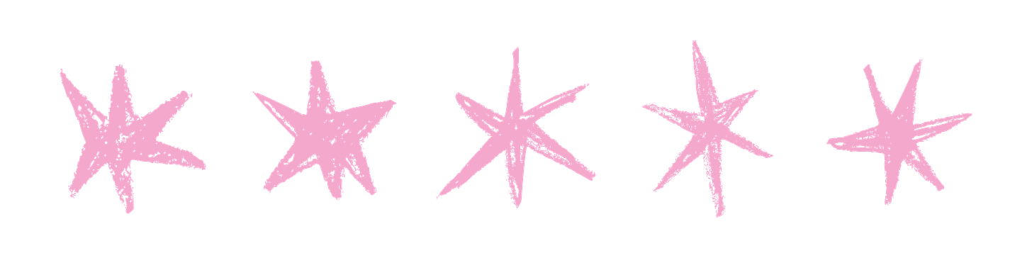 Pink stars, decorative image