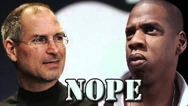 steve jobs apple music vs jay z tidal