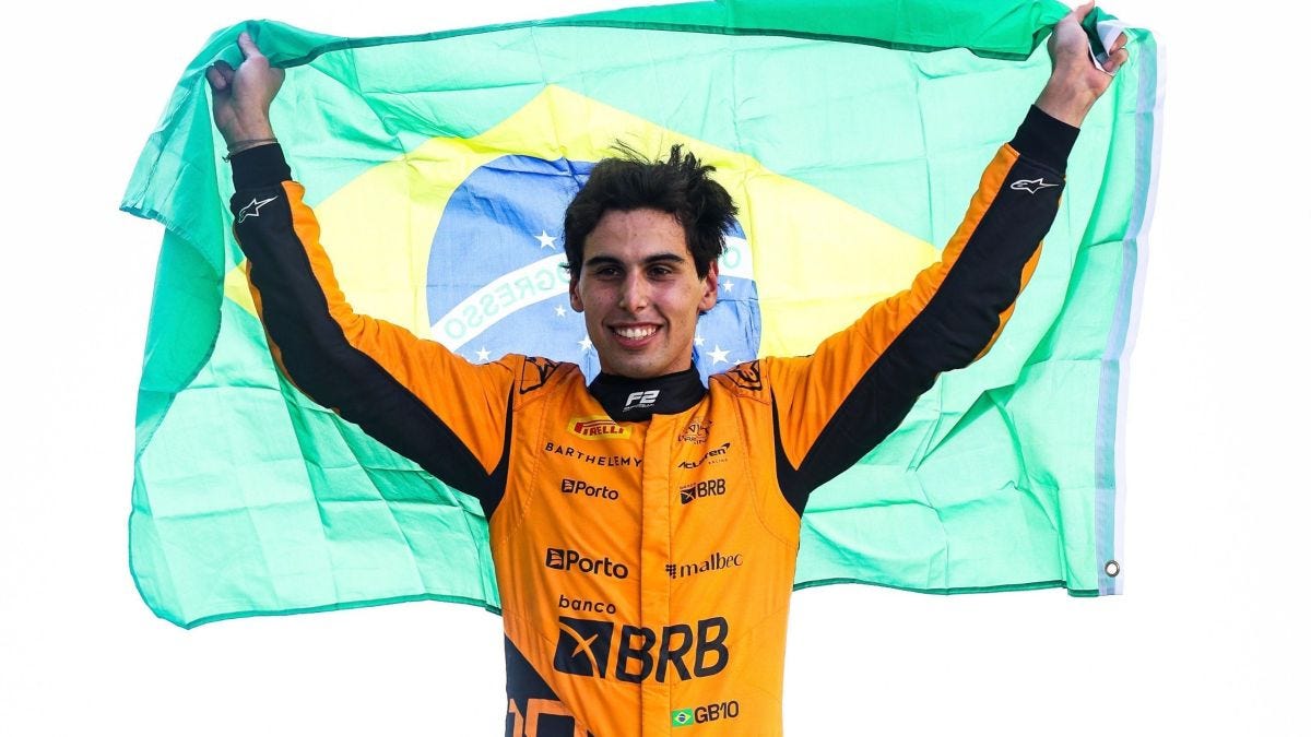 Fórmula 2: Gabriel Bortoleto é campeão após 2º lugar em Abu Dhabi | CNN  Brasil
