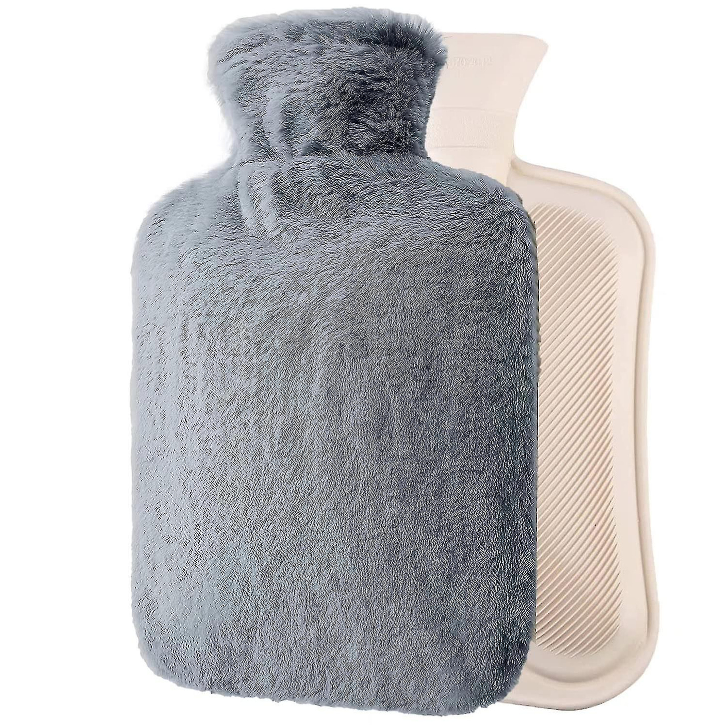 Hot Water Bottle With Fluffy Cover-soft Luxury, 1.8l Large Hot Water Bottle  As Great Gift For Women And Men, Warm Hot Water Bag