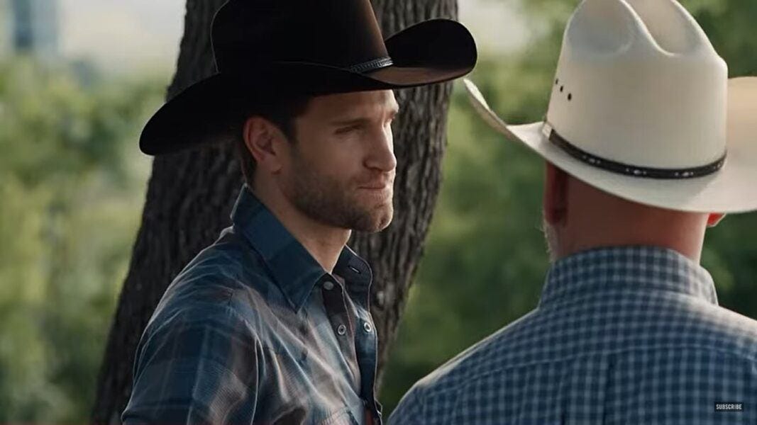 Gay son LIam wanting to be butch ranch hand for daddy Mitch Pileggi Walker 2.20