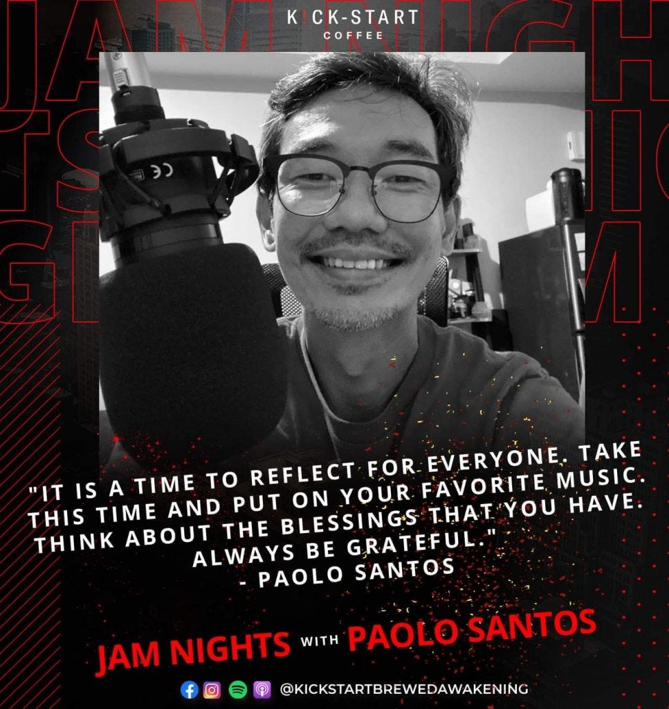 Brewed Awakening Jam Nights with Paolo Santos | Silca Coffee Roasting  Company, Inc.