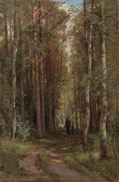 Forest Landscape, 1874 - Ivan Shishkin - WikiArt.org