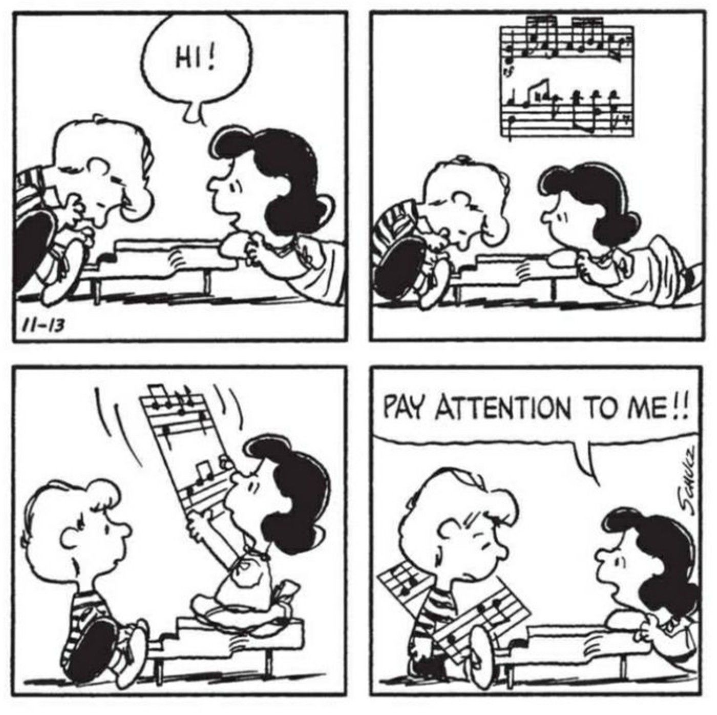 peanuts-lucy-hits-schroeder-with-his-own-music-breaking-the-fourth-wall.jpg (1400×1396)