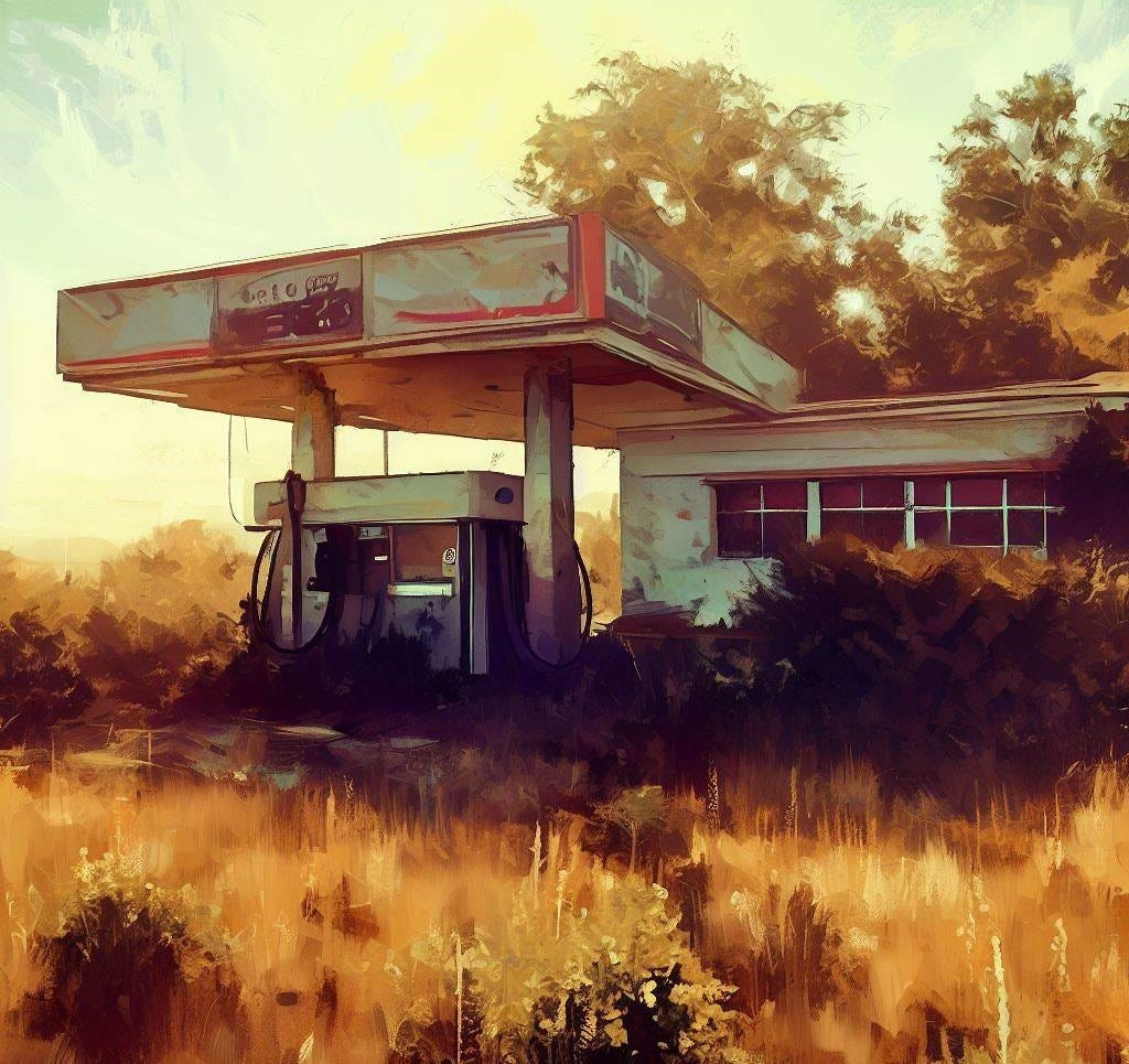 The Gas Station. A short story by Antonio Melonio.