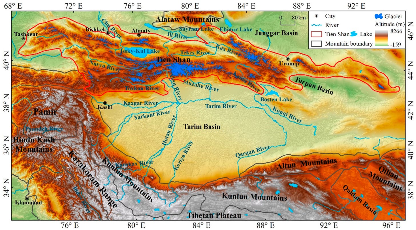 Remote Sensing | Free Full-Text | Remote Sensing Monitoring of Advancing  and Surging Glaciers in the Tien Shan, 1990–2019