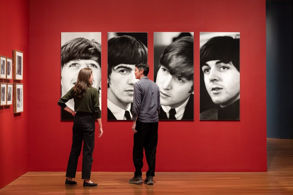 The Beatles photo exhibition at the de young