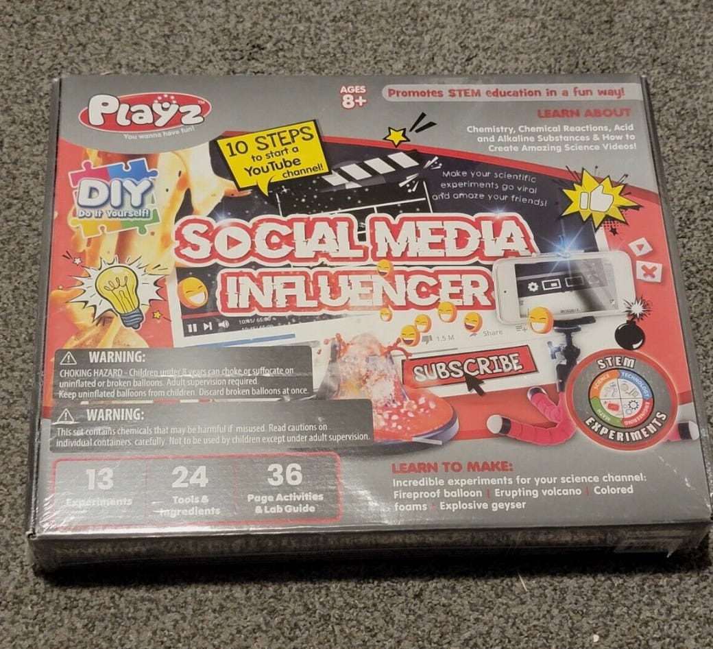 "Playz brand game: SOCIAL MEDIA INFUENCER."