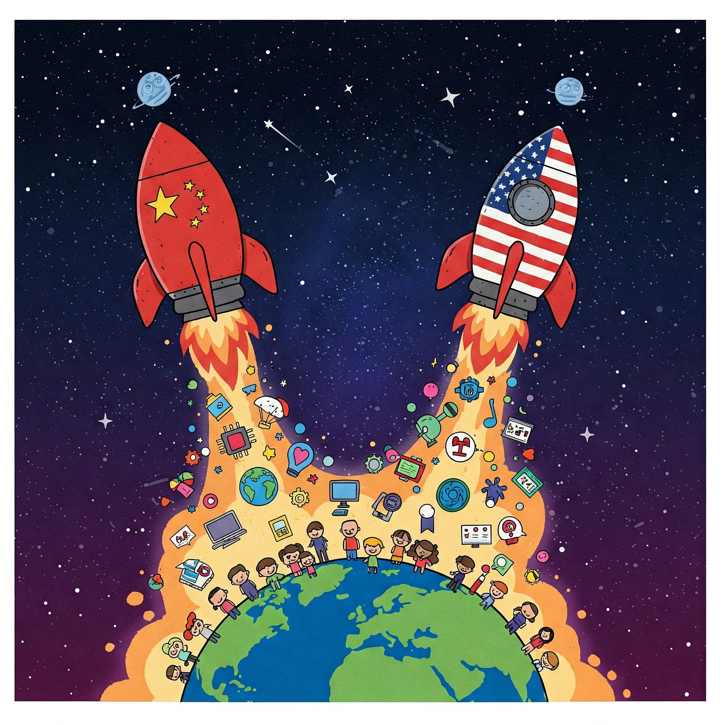 The AI Space Race Could Benefit us all, But Technology Adoption Takes Time