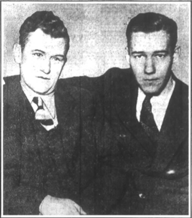 Lead investigators Frank Howland (left) and Fred Green (right)