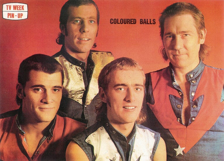 COLOURED BALLS - Liberate Rock Singles and More 1972-1975 — Third Stone  Press - Publishers | The Encyclopedia of Australian Rock and Pop Second  Edition