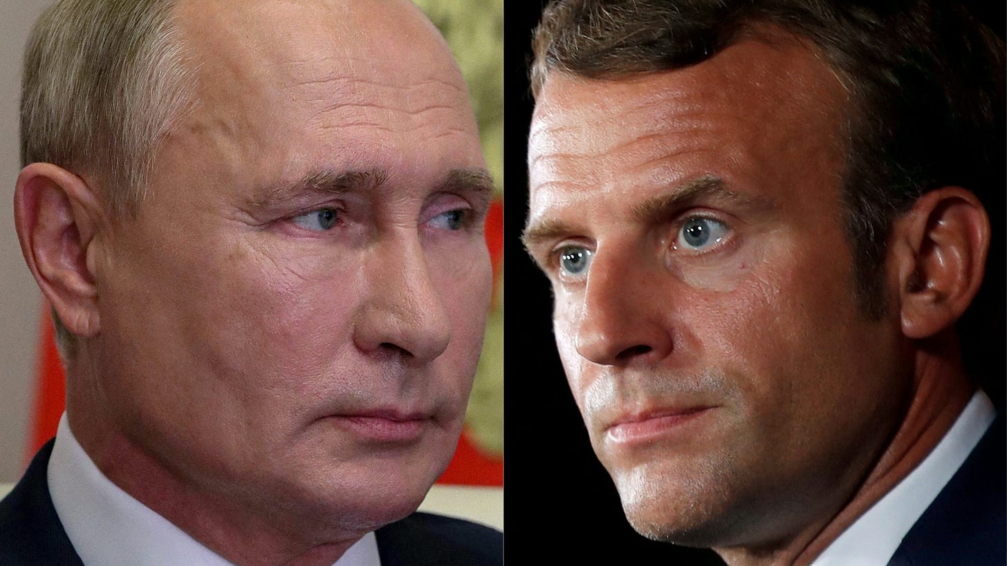 Telefonon egyeztetett Macron és Putyin, azonnali tűzszünetet követelt a  francia elnök | nlc