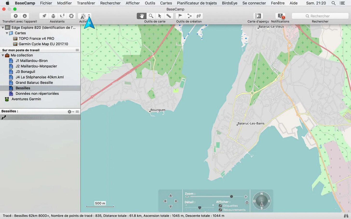 baseCamp carte OSM