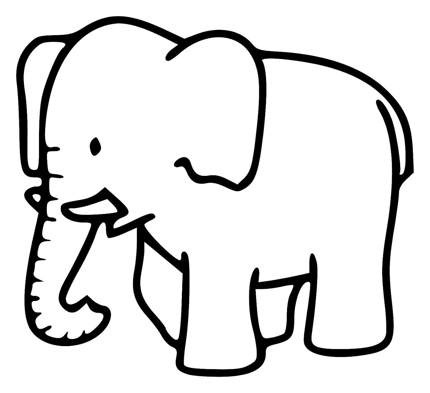 Elephant wall Car/Truck Decal vinyl decal, window, trailer - Picture 1 of 2
