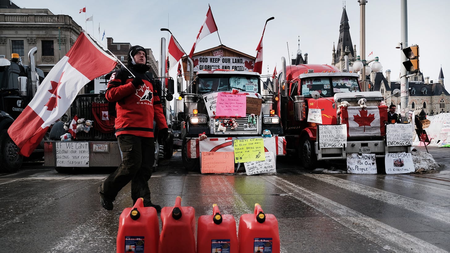 Ottawa Protesters Turn a Quiet Capital Upside Down - The New York Times