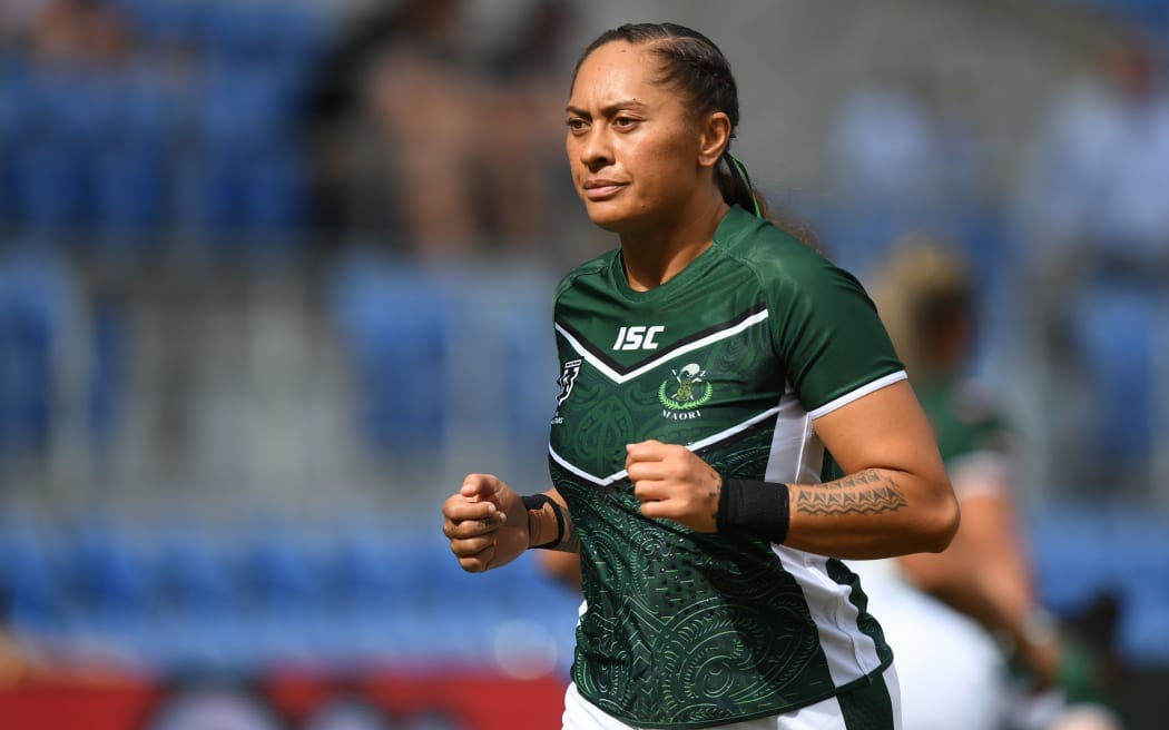 Kathleen Wharton plying for the New Zealand Maori Ferns in 2020.