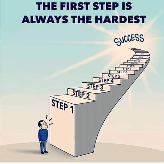 Sheheryar Naseer 🇵🇰 on X: "Just Get Started: The First Step is Always the  Hardest. “Faith is taking the first step even when you don't see the whole  staircase.” #MotivationalMonday #MotivationalQuotes  https://t.co/uOUZkg8is0" /