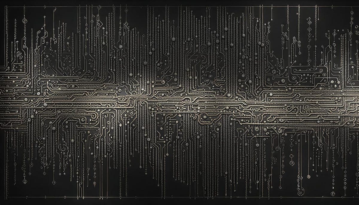 Machine Code art depiction