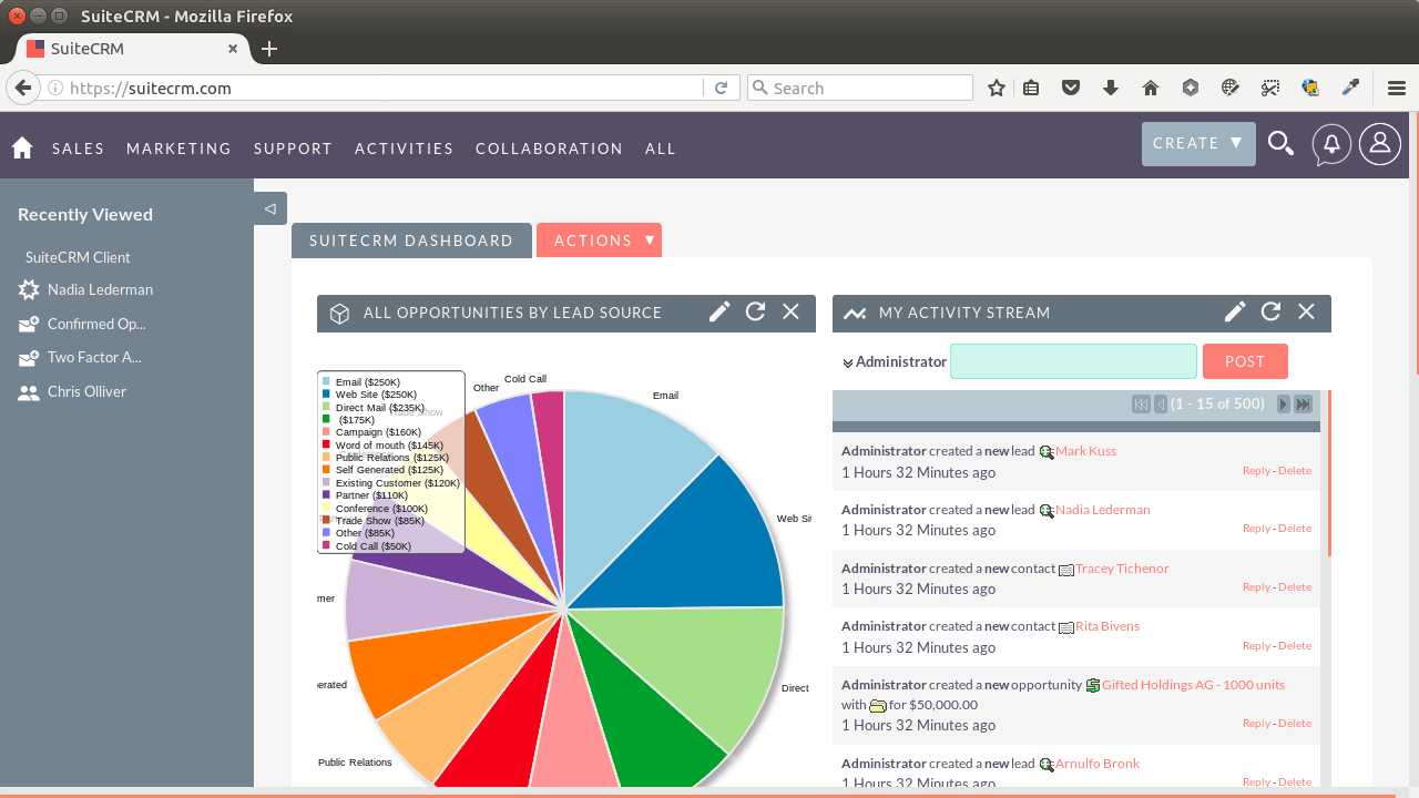 SuiteCRM 7.10 released - SuiteCRM