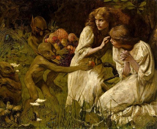 Revisiting Christina Rossetti's “Goblin Market,” an Early Folk Horror  Classic – The Harvest Maid's Revenge