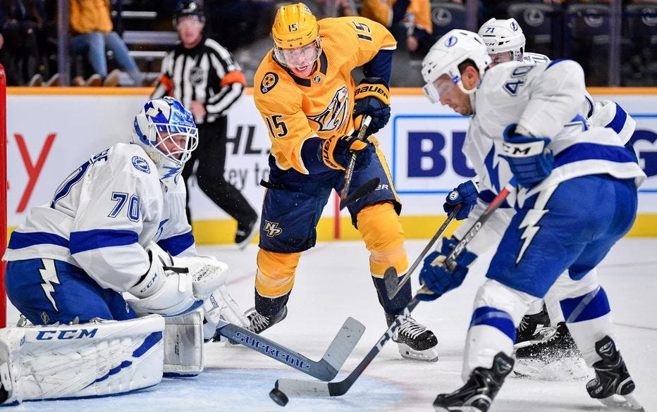 Nashville Predators set to beat Tampa Bay Lightning in 2019.