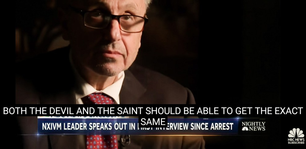 Frank Parlato has conducted thousands of interviews in his career, including with Keith Raniere on NBC Nightly News with Lester Holt.