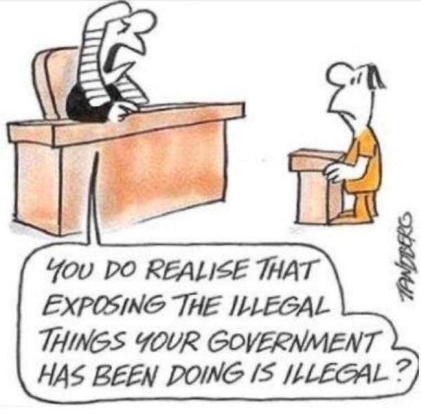 Professor Kristian Lasslett on X: "You do realise that exposing the illegal  things your government is doing, is illegal! #statecrime  http://t.co/15lr84zBfE" / X
