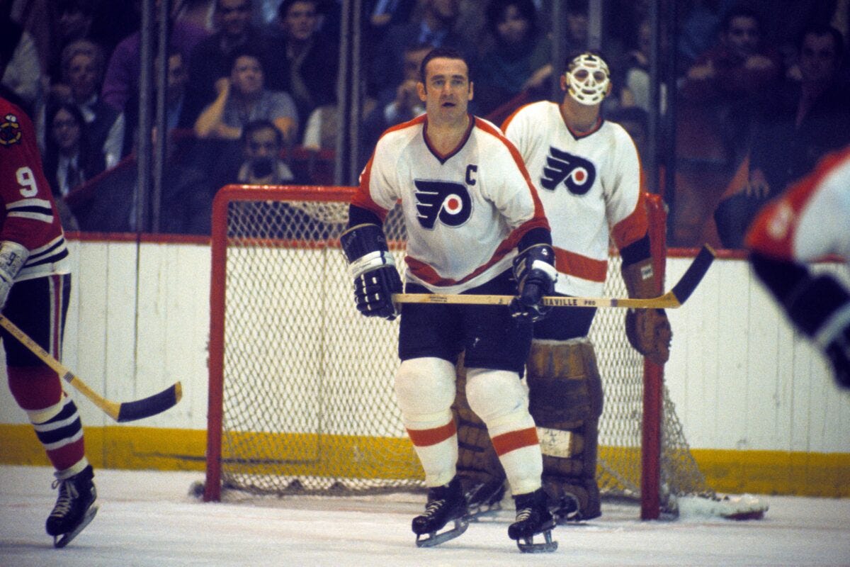 Ed Van Impe Philadelphia Flyers