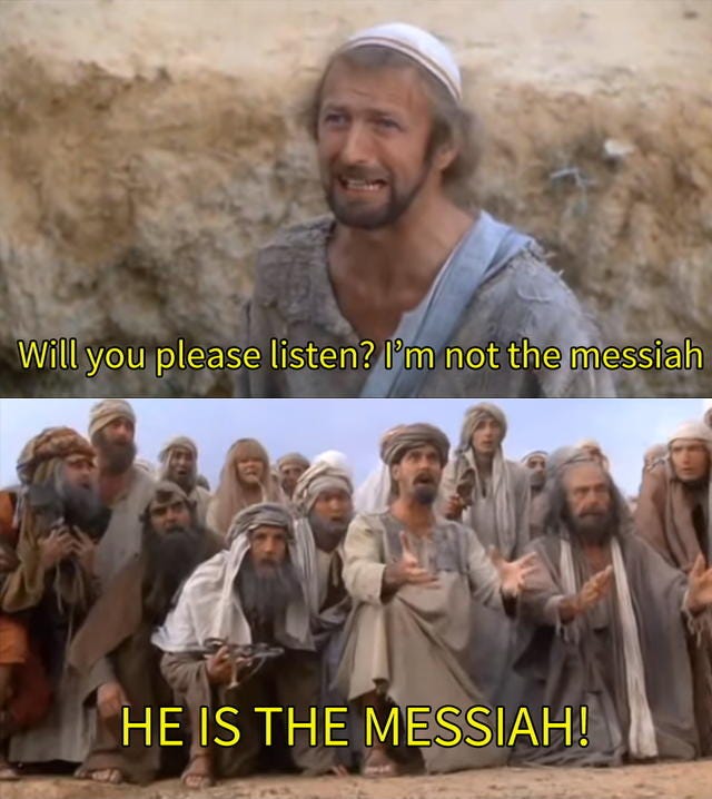 I''m not the messiah Blank Template - Imgflip