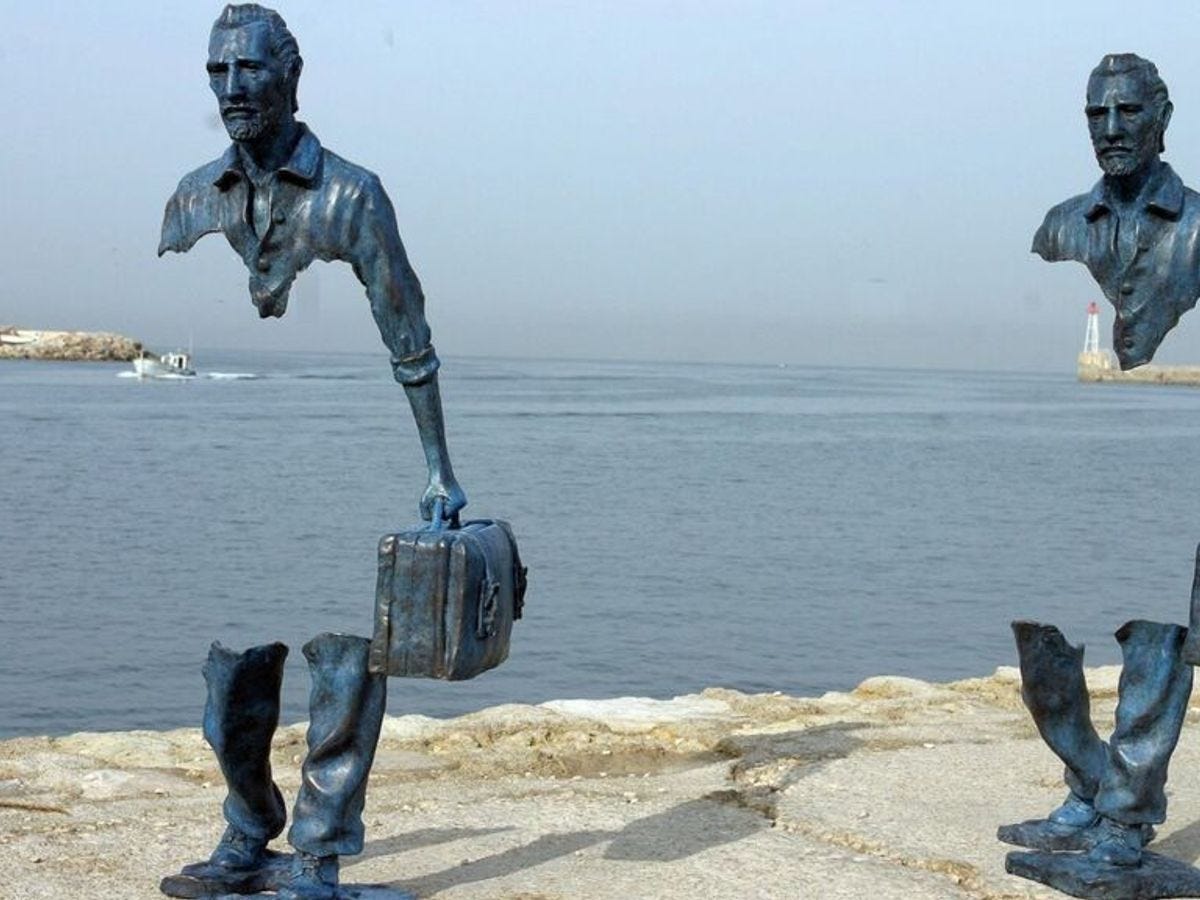 Bruno Catalano, el escultor de los inmigrantes: "Estaba siempre dejando  atrás partes de mí" - Uppers