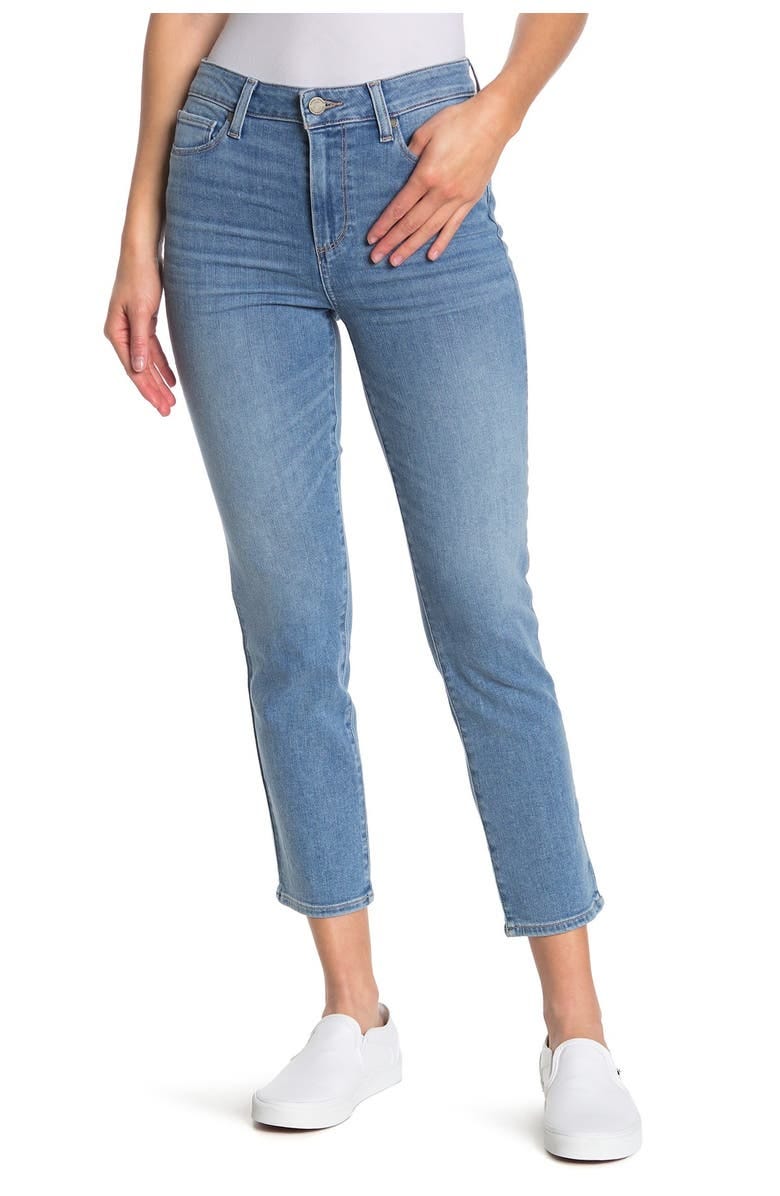 PAIGE Hoxton Slim Cropped Jeans 26", Main, color, MELROSE