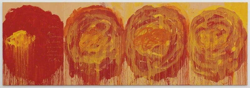 Cy Twombly | Untitled (Roses) (2008) | Artsy