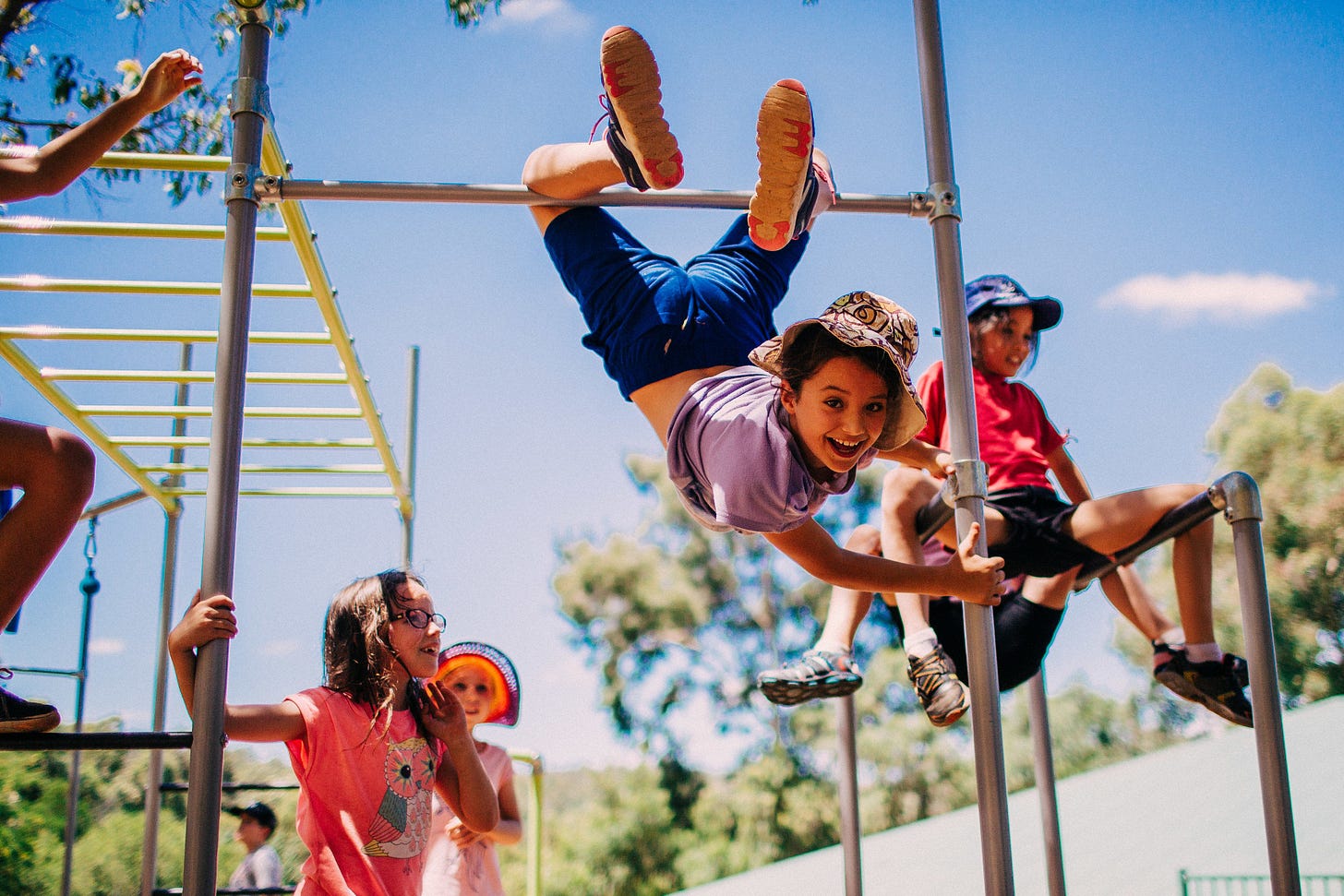 Monkey Bars going back to school at Treetops Montessori – Funky Monkey Bars