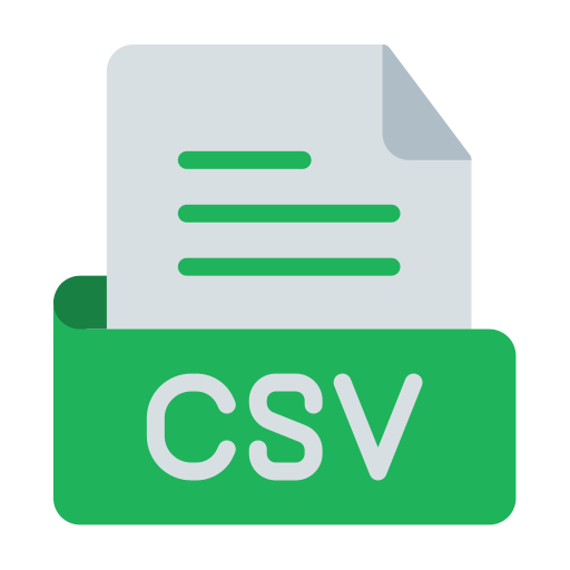Csv - Free files and folders icons