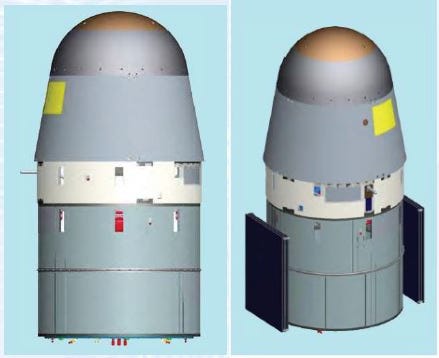 A computer-generated model of what is believed to be Shijian-19 from China Great Wall Industry Corporation.