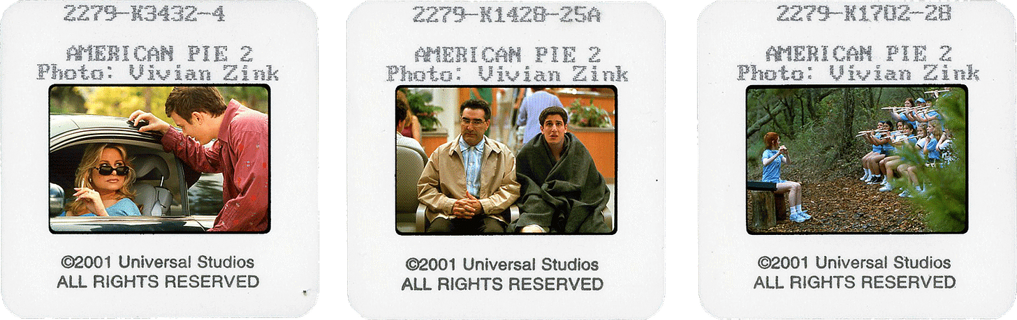 AMERICAN PIE 2 slides; photos by Vivian Zink, courtesy of Universal Studios.