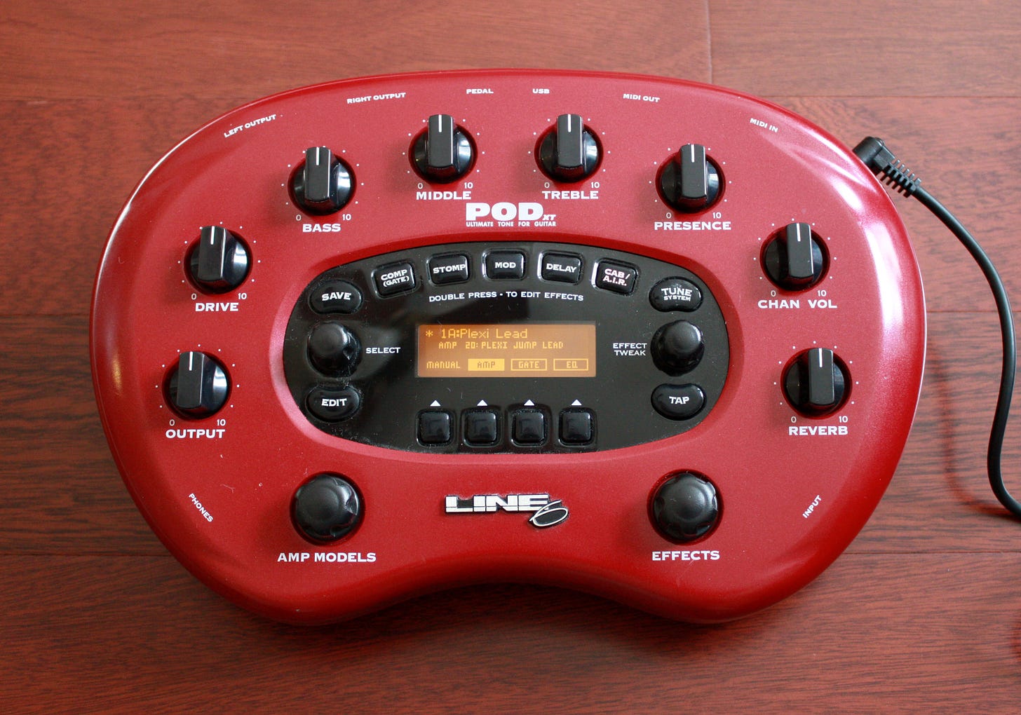 image of a line 6 POD xt device