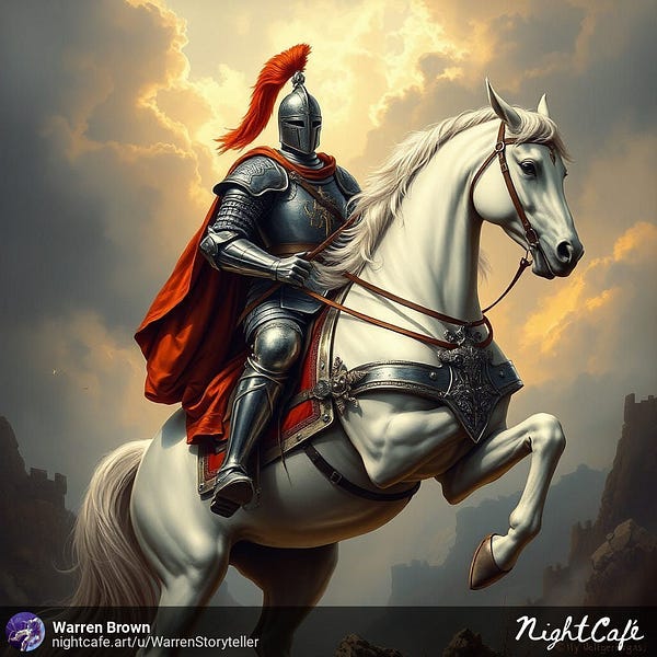 Knight on a horse