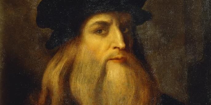 Self-portrait by Leonardo da Vinci.