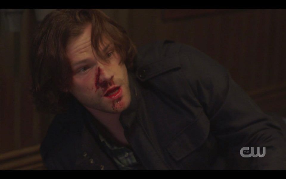 sam kills zachariah bloodied up spn 1413