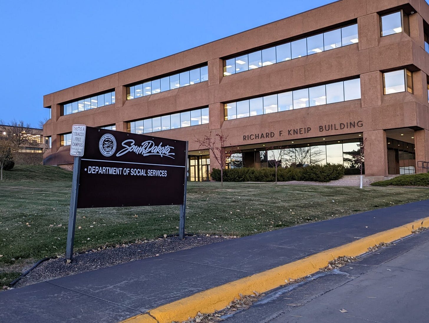 The South Dakota Department of Social Services in Pierre. (John Hult/South Dakota Searchlight)