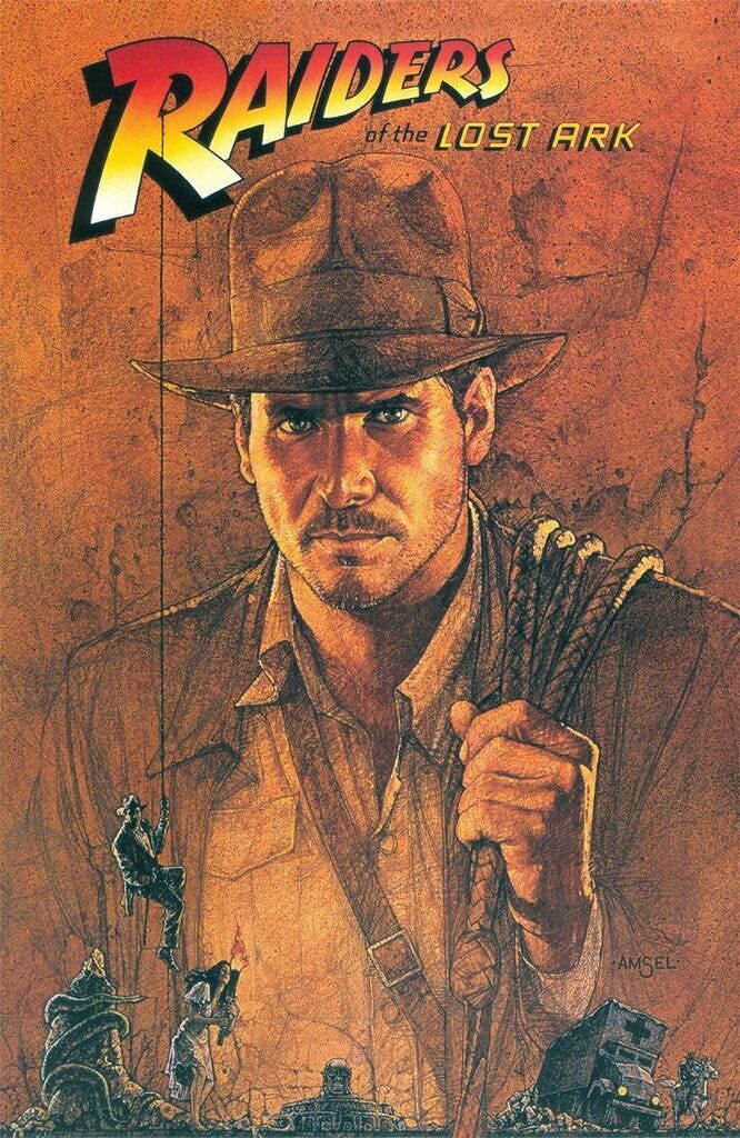 RAIDERS of the LOST ARK POSTER movie FILM comedy FANTASY adventure Indiana  Jones