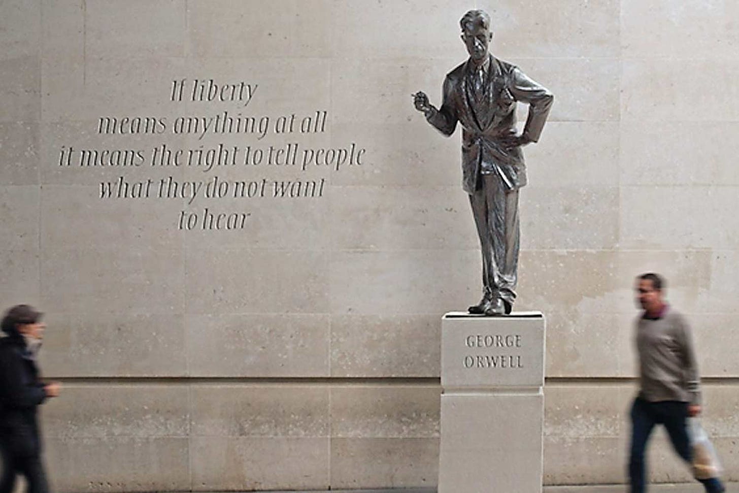 Plans submitted for George Orwell statue deemed 'too Left-wing' by BBC ...