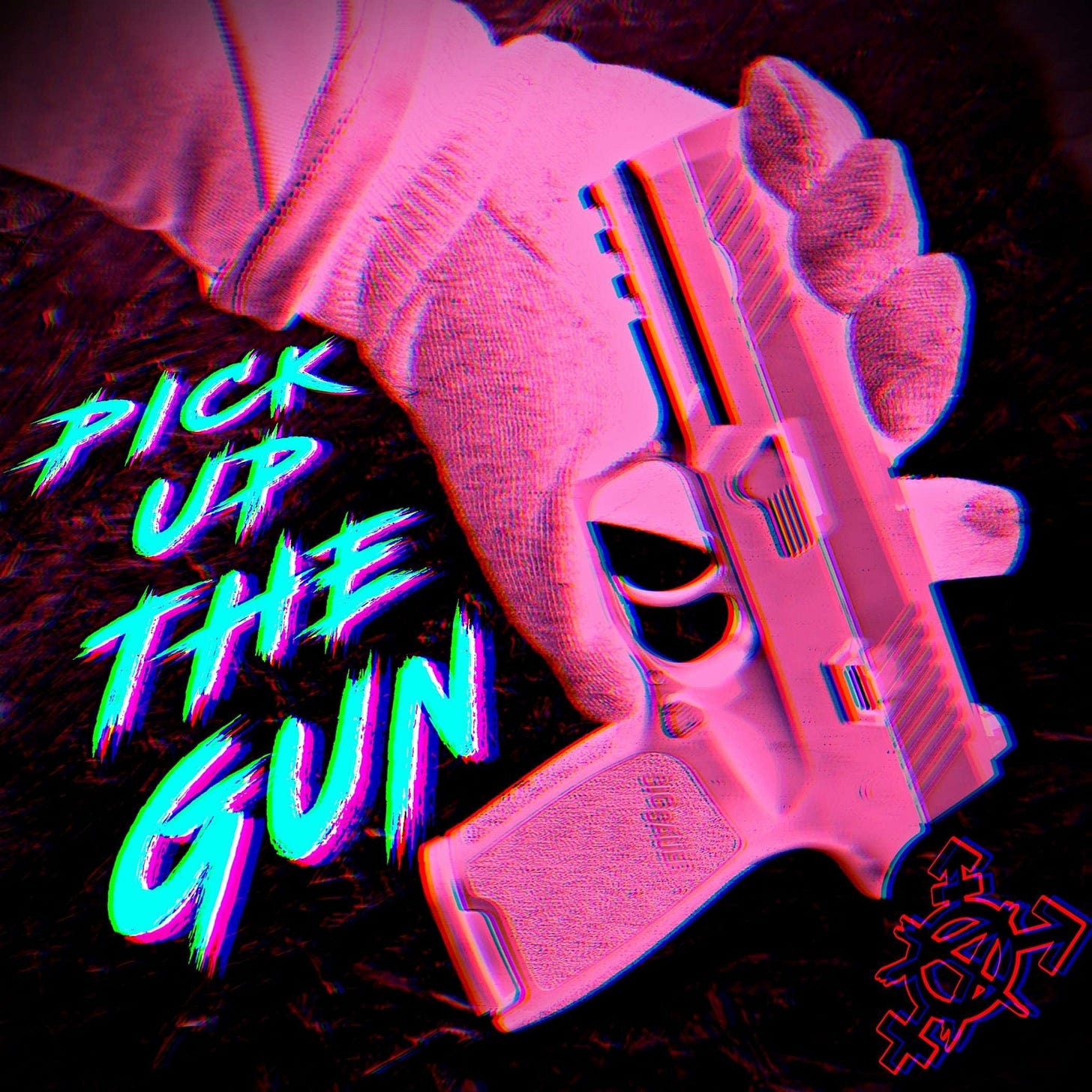 May be an image of text that says 'PICK GUN THE'