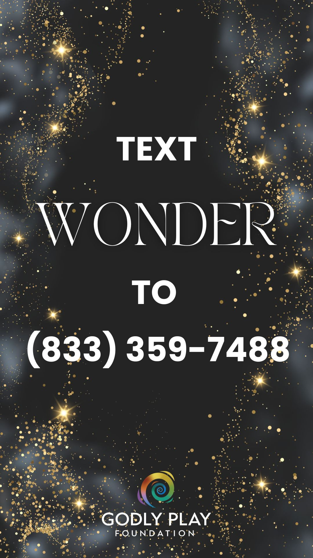 Text WONDER to 833-359-7488 - Godly Play Foundation